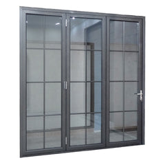 USA&Australia style soundproof veranda bifold doors,double glazed bi fold doors on China WDMA on China WDMA