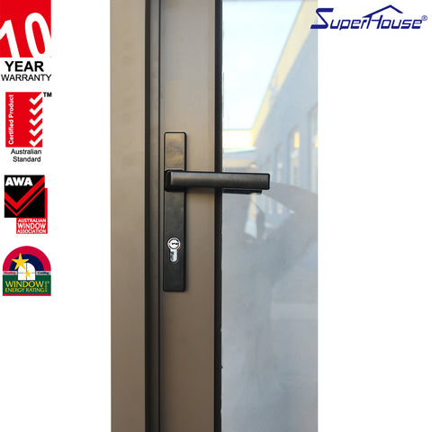 USA Florida Hurricane Impact Doors Windows Airtight Aluminum Interior Casement Glass Doors on China WDMA