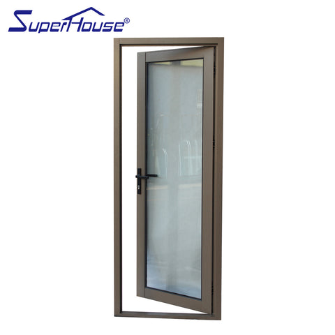 USA Florida Hurricane Impact Doors Windows Airtight Aluminum Interior Casement Glass Doors on China WDMA