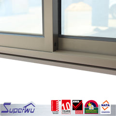 USA Standard sliding glass aluminum window on China WDMA