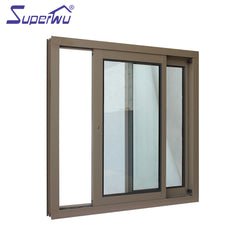 USA Standard sliding glass aluminum window on China WDMA