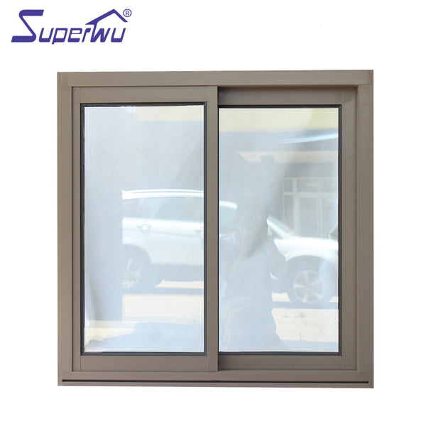 USA Standard sliding glass aluminum window on China WDMA