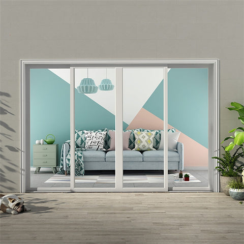 Interior  Door Sliding USA Standard 10 Years Warranty Aluminum Decoration Aluminum Temporary Sliding Doors Israel  Sliding Door