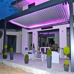 New Garden House Bioclimatic Price Motorized Roof Shade Pergola Aluminum Outdoor Pergola