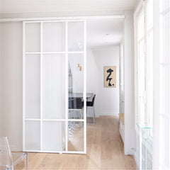 Interior Door Pocket Cheap High Quality Modern Style Mirror Pocket Door  System Hardware Pocket Sliding Door Glass