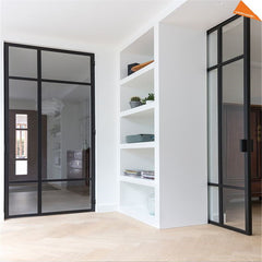 Pocket Grass Doors Aluminum Flat Rail  With Barn Door Printed Hardware Interior Barn Door Sliding