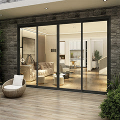 Kitchen Aluminum Sliding Door Home Interior Sliding Door Showers Aluminum Frame Flush Semi Auto Sliding Door