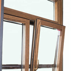 Unique design french style frame and casement on the same level Tilt & turn solid double glazed tempered window