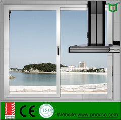 Vertical aluminium sliding window with single/double/triple glazing