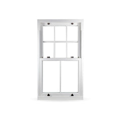 Vertical sliding double pane glazed soundproof double hung aluminum windows aluminum up down sliding sash window on China WDMA