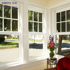 Vinyl frame single hung windows with double glazed on China WDMA