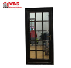 WIND latest French style grill design copper wood window and door for sale on China WDMA