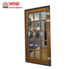 WIND latest French style grill design copper wood window and door for sale on China WDMA