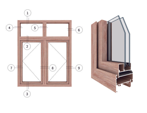 WP50F Series Thermal Break Aluminum Casement Window Popular Used Window in Engineering Project on China WDMA