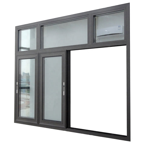 Wanjia made popular design Nice aluminium frame sliding glass window on China WDMA