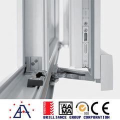 Waterproof Solid wood aluminum cladding tilt & turn windows with tempered glass on China WDMA