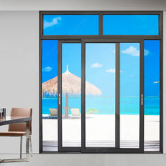 Waterproof aluminum sliding glass bedroom doors on China WDMA