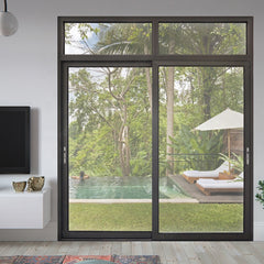 Waterproof aluminum sliding glass bedroom doors on China WDMA