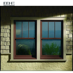 White Aluminium Frame Glass Single Hung Windows on China WDMA