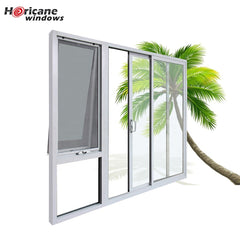 White Aluminum Sliding Door With Awning Window on China WDMA