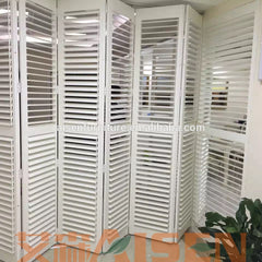 Wholesale cheap price China custom outdoor indoor interior exterior french door window blinds plantation shutters on China WDMA