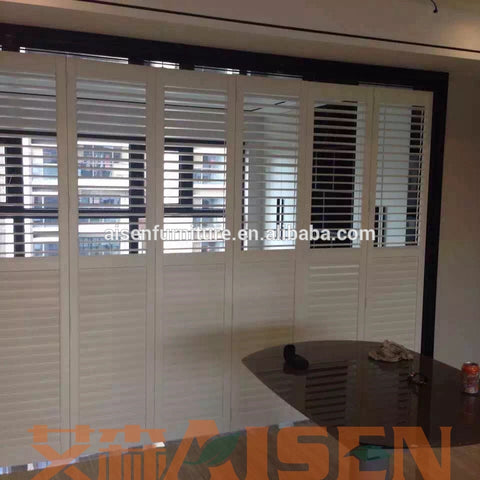 Wholesale cheap price China custom outdoor indoor interior exterior french door window blinds plantation shutters on China WDMA