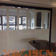 Wholesale cheap price China custom outdoor indoor interior exterior french door window blinds plantation shutters on China WDMA