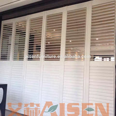 Wholesale cheap price China custom outdoor indoor interior exterior french door window blinds plantation shutters on China WDMA