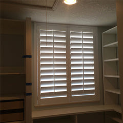 Wholesale half price china blinds factory custom outdoor pvc window plantation shutters on China WDMA