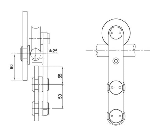 Wholesale price stainless steel sliding glass door runners on China WDMA