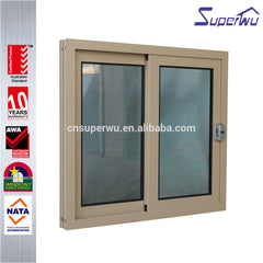 Wholesale water proof tempered glass aluminium sliding windows on China WDMA