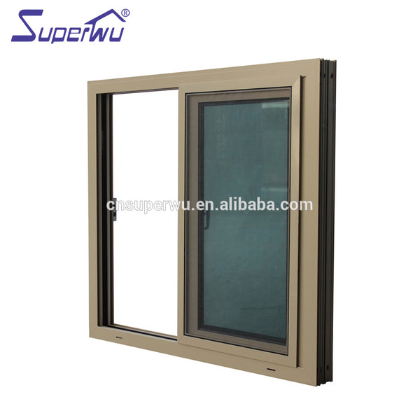 Wholesale water proof tempered glass aluminium sliding windows on China WDMA