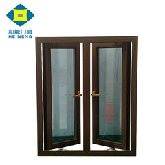 Wholesales Free Sample Small Single Pane Georgian Bar French Tempered Glass Vinyl American Casement Windows on China WDMA