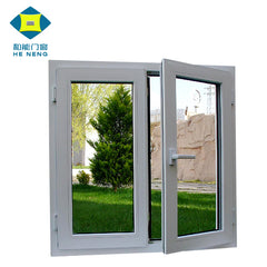 Wholesales Free Sample Small Single Pane Georgian Bar French Tempered Glass Vinyl American Casement Windows on China WDMA