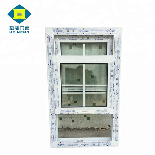 Wholesales Popular Style Grill Cheap Window PVC Vinyl Single Hung Windows on China WDMA