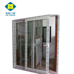 Wholesales UPVC Profile House Sliding Glass Double Door Grill Design on China WDMA