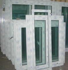 Windows and doors manufacturer triple glazed cheap french style upvc /pvc fixed glass windows on China WDMA