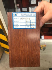 Wood Grain transfer aluminum profile for window and door made by kemet company on China WDMA