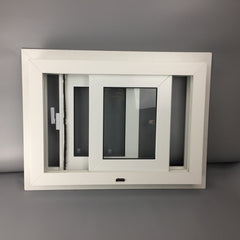 Wood Grain uPVC Sliding Double Glazing Glass Window and Door on China WDMA