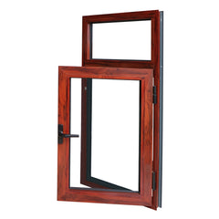 Wood aluminum composite casement windows window aluminium double glass on China WDMA