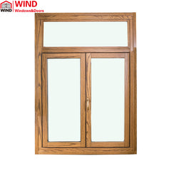 Wood double glazed best soundproof burglar proof window supplier on China WDMA