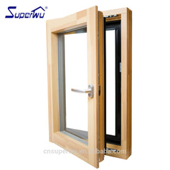 Wooden grain tilt and turn aluminum windows for wooden structure on China WDMA