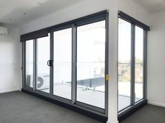 YY Australian standards AS2047 Double Glass Thermally Broken Aluminium Sliding Door on China WDMA