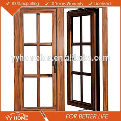 YY Home arch window french casement glass windows with aluminum frame on China WDMA