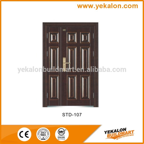 Yekalon STD-110 double door security steel door on China WDMA