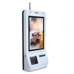 Z210 Windows 21.5 Inch Self service tablet Touch Screen terminal Ordering Machine payment kiosk cash acceptor on China WDMA