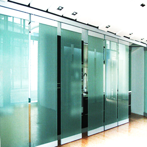 active folding screen partition door glass wall for hotel office meeting room on China WDMA