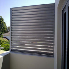 aerofoil aluminum shutter motorized window louver roof on China WDMA