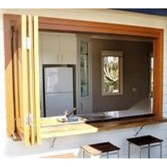 aluminium commercial system horizontal bi fold window with Australia standard on China WDMA