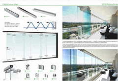 aluminium double glazing / glass aluminum bifold doors on China WDMA